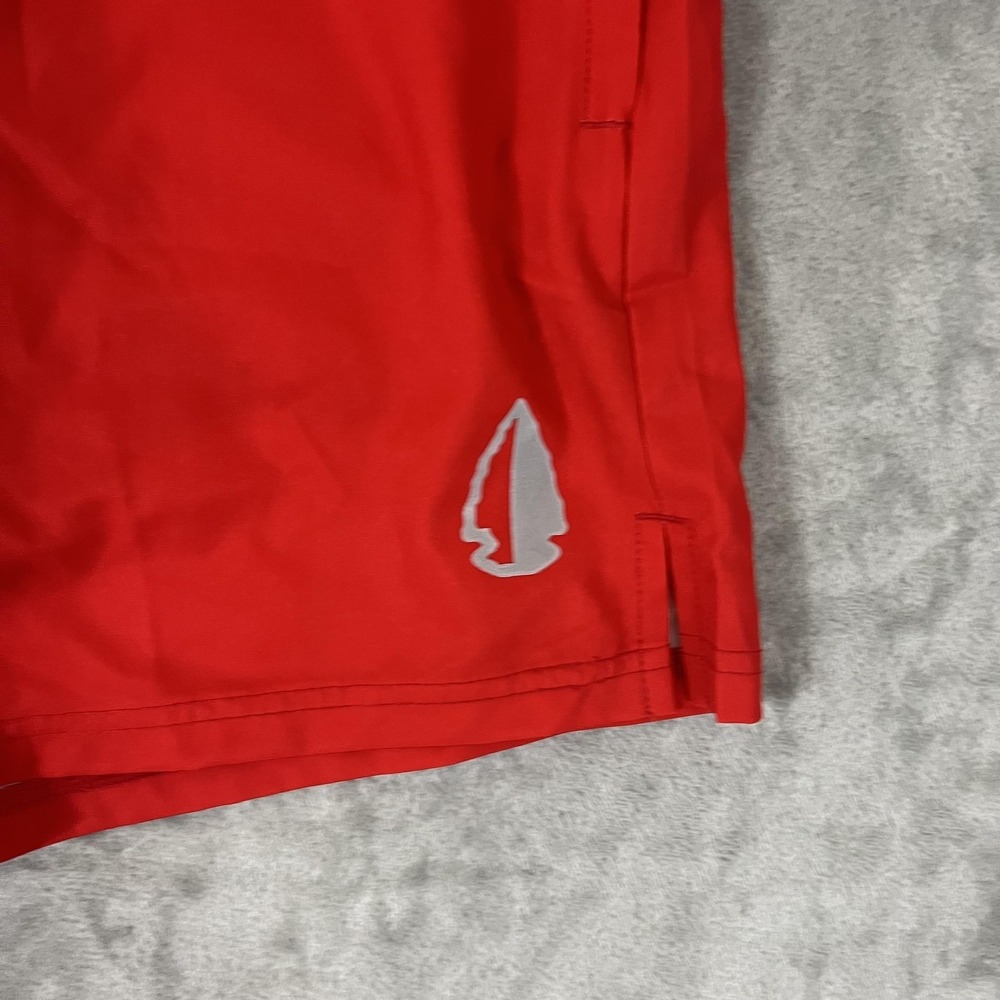 TAC HUNT FISH Shorts Mens 3XL Red Lined Drawstring Athletic Running Training - Picture 2 of 10